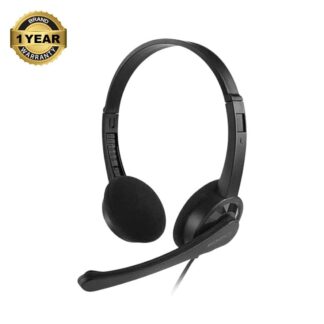 Micropack MHP-01 Black Wired Headphone