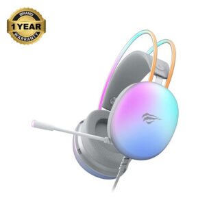Havit Gamenote H2037d RGB Wired White Gaming Headphone