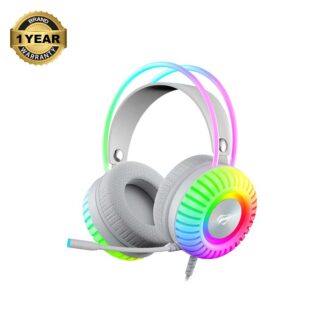Havit Gamenote H2046U Wired White-Grey RGB Gaming Headphone