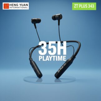 ZT PLUS 343 Bluetooth Neckband High Bass Land Battery Sport Neckband
