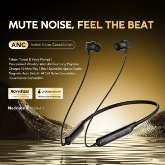 Oraimo Wireless Neckband 5 ANC (OEB-611)- SPEED BLACK