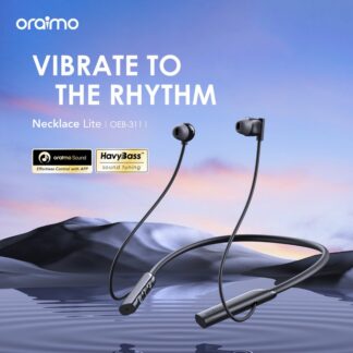 oraimo Necklace Lite (OEB-311) Call Vibration Wireless Earphones light gold/ sage green/ Black