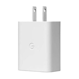 Google 30W USB-C Power Adapter Fast Charging Pixel Phone Charger - Compatible with Google Products and Other USB-C devices - White