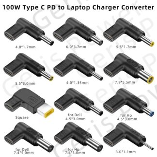 ​P​D 100W Type C to Universal Laptop Charger Converter for     Acer  USB C Fast Charger Adapter Connector