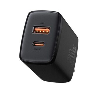 Baseus Compact Super Quick Charger Dual Port U+C 20W CN - Fast Charging Convenience - Your Smart Power Solution
