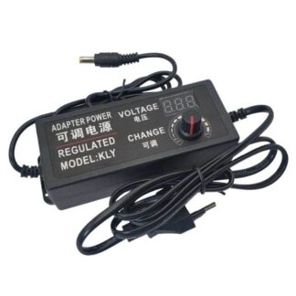 Adjustable 3-24V 5A DC Power Supply Adapter with Display 3-24V 5Amp Universal AC 220V To DC 3V-24V 5A Adjustable Voltage Regulated Power Adapters Charger