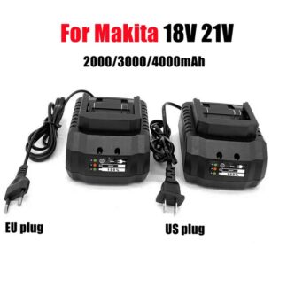 18V 21V Lithium-ion Battery Charger Fast Charging Suitable For Makita BL1415 BL1815 BL1830 BL1850 Power Tool Portable Charger