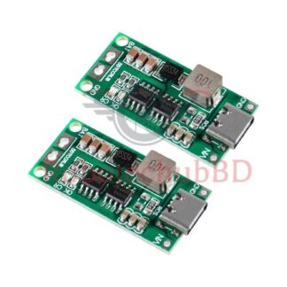18650 Lithium Battery 2S/4S 2A/4A Multi-Cell BMS Boost Charger Module | Type-C USB Charging Board | Power Bank Charging & Protection Module for DIY Battery Pack Projects