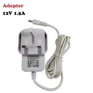 Universal UK Plug Power Supply Adapter AC100-240V To DC12V 1.5A Smart LED Light Strips Wall Charger Output Voltage 12V