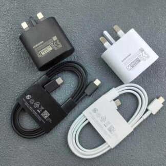 25W PD Super Fast Charger UK Plug Usb Type C Cargador Adapter For  S24 S23 Plus Ultra A35 Z Flip Fold 7 6 A17 A07