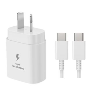 25W PD Super Fast Charger AU Plug Usb Type C Cargador Adapter For  S24 S23 S20 S21 S22 Plus A35 Z Flip Fold 7 6 5