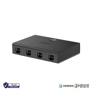 U GREEN US158 USB 2.0 Sharing Switch 4 Port USB Peripheral Switcher Adapter Box Hub 4 PCS Share 1 USB Device for Printer Scanner #30346