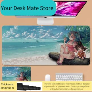 High Definition Print Dragon Ball Anime Peripheral Son Goku Mouse Pad Vegeta Bulma Broly Oversized Keyboard Pad Office Tablemat