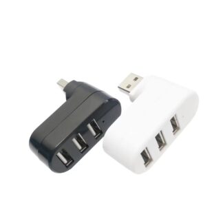 【Limited-time offer】 Rotatable High Speed 3 Ports USB HUB 2.0 USB Splitter Adapter for Notebook/ Computer PC Peripherals