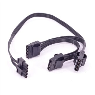 4X 5Pin 1 to 3 Peripheral 4 Pin Molex IDE 5P PSU Power Supply Cable for V550 V650 V700 V750 V850 V1000