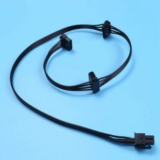 2 Pcs PCIe 6 Pin 1 to 3 Molex IDE  Supply Cable Modular PSU 4 Pin Peripheral for Corsair AXi Series AX1500I AX1200I