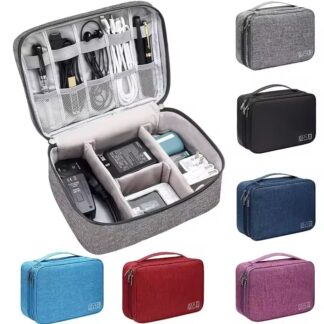 Portable Travel Gadget Cable Mobile Powerbank Organizer Bag Digital Electronic Organizer