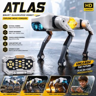 AI Robot Dog RC Stunt Car Toys: Gesture Sensing Remote Control with Mecanum Wheels & LED Eyes, 2.4GHz 3 sold