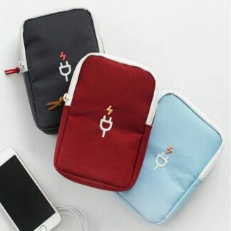 Travel Gadget Organizer Mobile phone Bag Portable digital cable bag Electronics Accessories Storage Carrying Case Pouch for USB power Bank