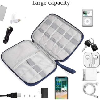 Digital travel bag Travel , Portable Data Headphone Cable USB bag Travel Electronic Digital Wires Charger Gadget Storage Multifunction Pack Organize