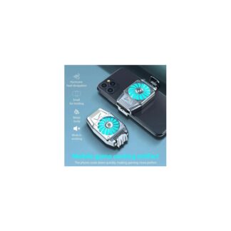 Smart Phone Cooler Portable Phone Radiator Cooling Fan Radiator With Built-In Battery For Playing Games Watching Videos direct connection, without rechargeable