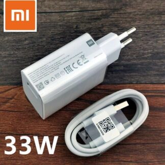 Xiaomi Fast Charger 33W Turbo Charge Original EU QC 4.0 Adapter 3A Usb Type C Cable For MI 10 9T 9 A3 Redmi Note 8 9 9s Pro