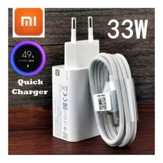33W Fast Turbo Charger with 6A USB Type-C Cable For Xiaomi  Mobile