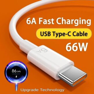 Xiaomi 6A Type-C Cable 33W Fast Charger USB to Type-C 5A Quick Charge