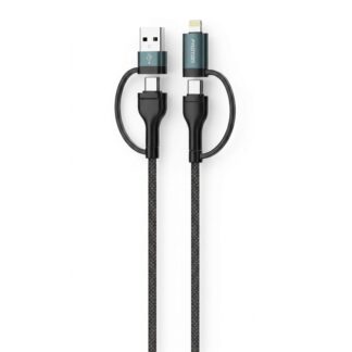 Picture of Proton Fast Charging-USB Cable-Spark- 4 IN 1Nylon Braided 4in1 Cable 27W/60W - 751360
