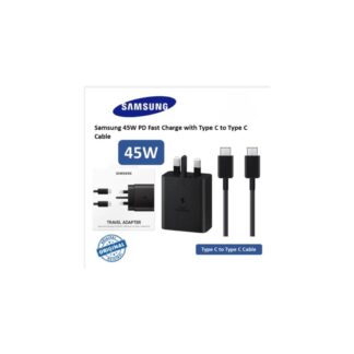 Official Samsung 45W PD Fast Charging Adapter /Charger Type-C to Type-C with Cable best charger low price orginal