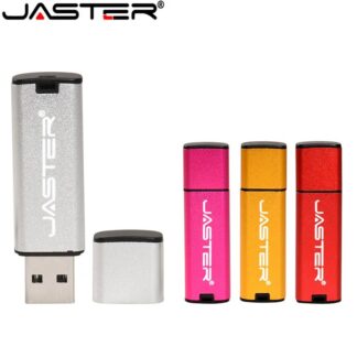 JASTER USB Flash DriveS 2.0 Pen drive 128MB 4GB 8GB 16GB 32GB 64GB 128gb Red Memory USB Stick Plastic Pendrive Business creative