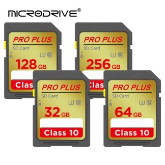 MicroDrive Standard SD Card High Speed 16GB 32GB 64GB 128GB SD Memory Card U1 C10 V10 4K for Digital Cameras Storage Card
