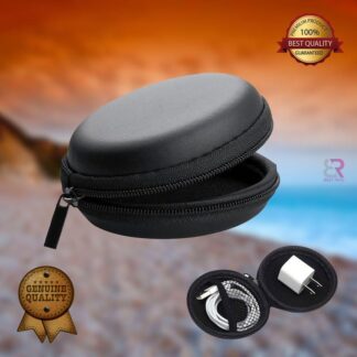 Double Layer Earphone Puch Bag Case Storage EarphoneBox Case For Earphone Earbuds memory Card USB Cable With Net