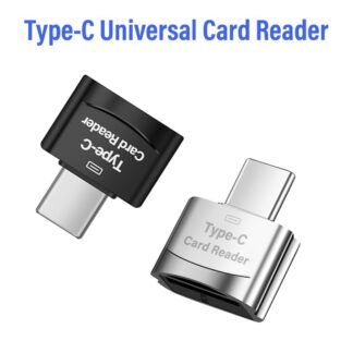 New Type C Metal TF Adapter Cardreader Mini High Speed Smart Memory Card Reader Watching Movie Data Transmission