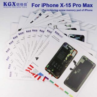 KGX Screw Storage Magnetic Pad Screw Memory Mat For iPhone X-15 ProMax Storage Screw Memory Positioning Maintenance Work Pad